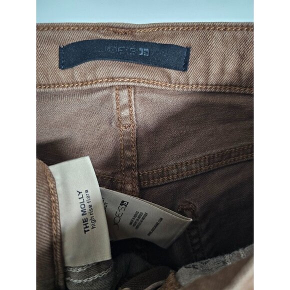 Joe's Jeans The Molly High Rise Flare Stretch Jeans Walnut Size 23 - Picture 5 of 7